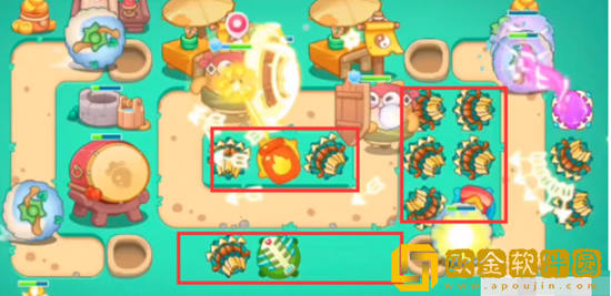 保卫萝卜4喜乐月饼节第6关通关攻略