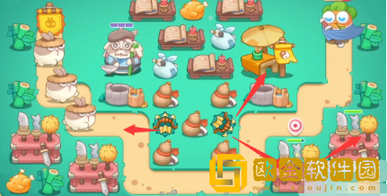 保卫萝卜4喜乐月饼节第5关通关攻略