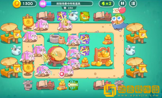 保卫萝卜4喜乐月饼节第12关通关攻略