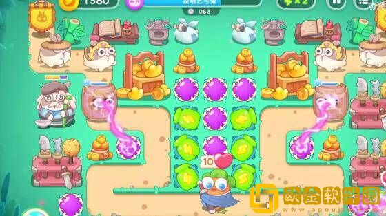 保卫萝卜4喜乐月饼节第1关通关攻略