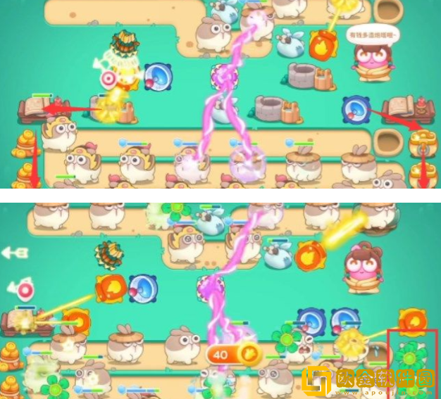 保卫萝卜4喜乐月饼节第4关通关攻略