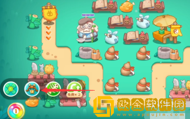保卫萝卜4喜乐月饼节第5关通关攻略