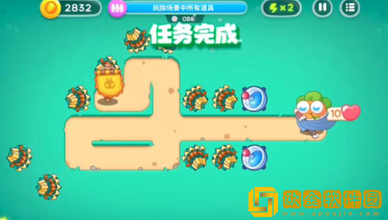 保卫萝卜4喜乐月饼节第11关通关攻略