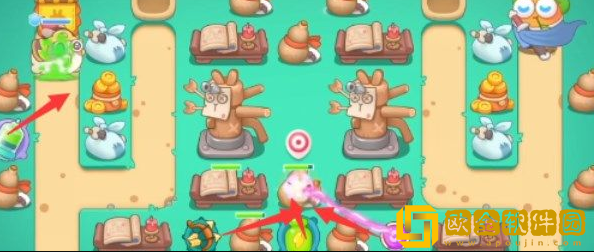 保卫萝卜4喜乐月饼节第4关通关攻略