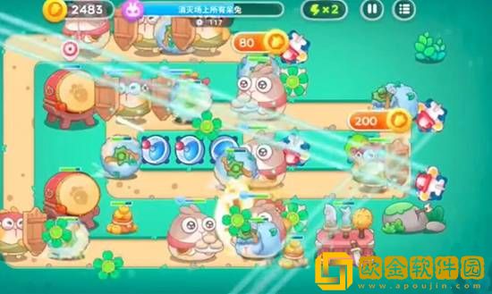 保卫萝卜4喜乐月饼节第14关通关攻略