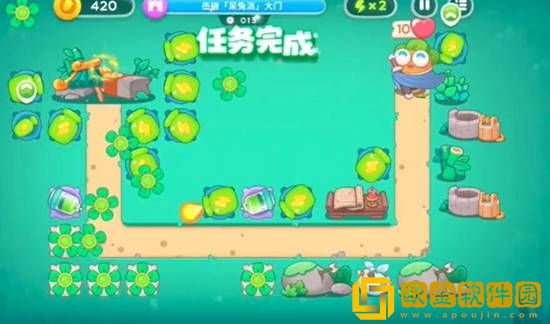 保卫萝卜4喜乐月饼节第14关通关攻略