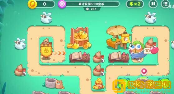 保卫萝卜4喜乐月饼节第1关通关攻略