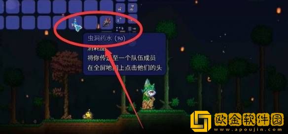 泰拉瑞亚虫洞药水使用攻略