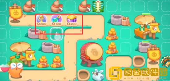 保卫萝卜4喜乐月饼节第6关通关攻略