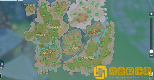 海岛纪元晶木岛元素之灵位置汇总有哪些