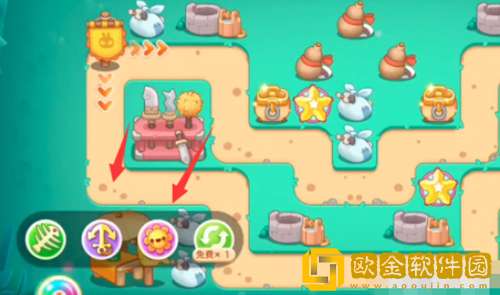 保卫萝卜4喜乐月饼节第9关通关攻略