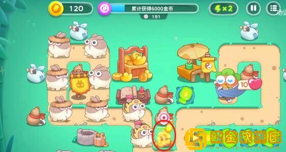 保卫萝卜4喜乐月饼节第1关通关攻略