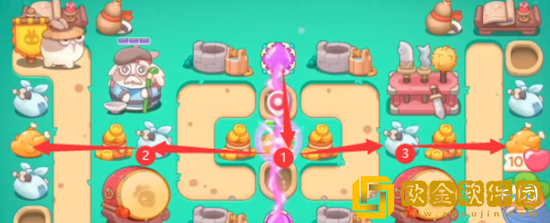 保卫萝卜4喜乐月饼节第7关通关攻略