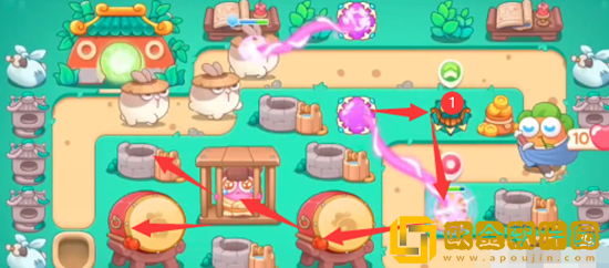 保卫萝卜4喜乐月饼节第7关通关攻略