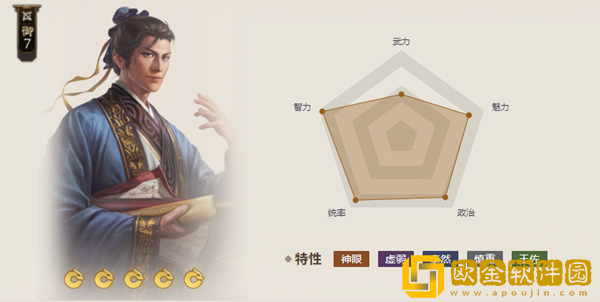 三国志战棋版武将郭嘉怎样 郭嘉特性和战法一览