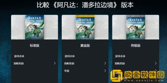阿凡达潘多拉边境各个版本多少* 游戏预售价格一览