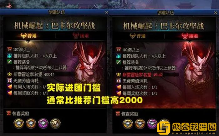 dnf巴卡尔困难和巴卡尔共享次数吗 是一样吗