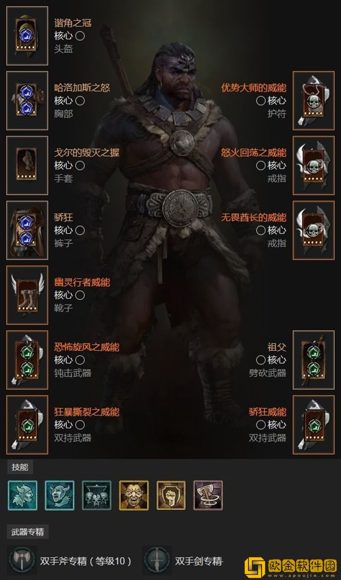 暗黑破坏神4旋风斩野蛮人bd加点攻略 暗黑4蛮子后期Build推荐