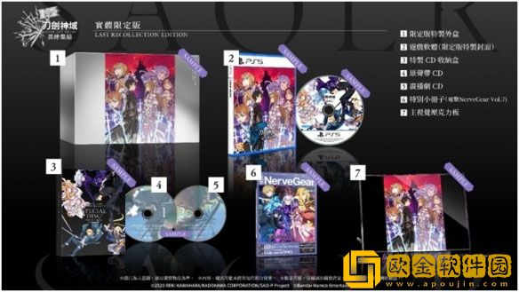 刀剑神域异绊集结限定版本有什么 限定版内容介绍