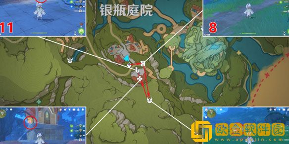 原神银瓶庭院西全礼券怎么收集 银瓶庭院全礼券收集攻略