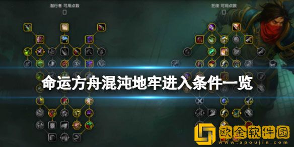 命运方舟混沌地牢可以打几次 混沌地牢进入条件