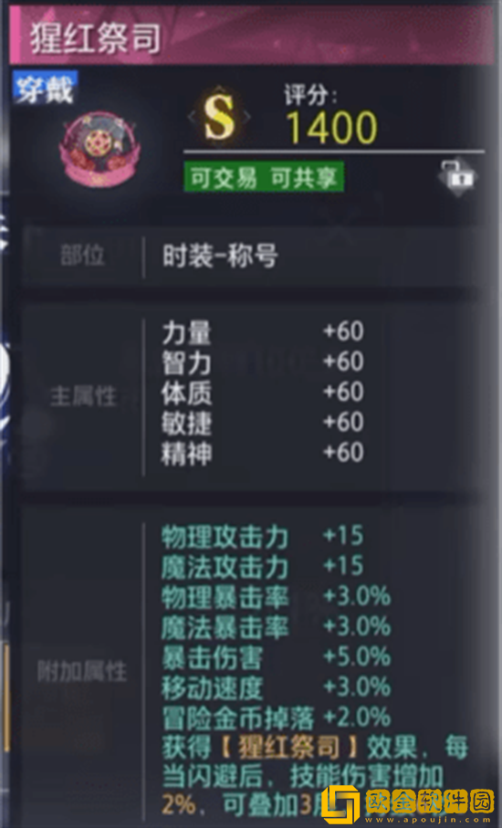 晶核怎么获得猩红祭祀称号 猩红祭祀称号获取教程