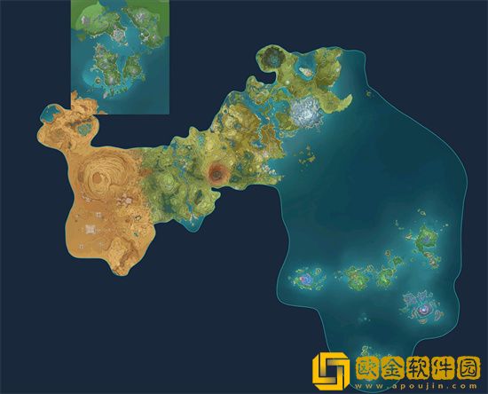原神枫丹地图全貌 原神枫丹地图位置