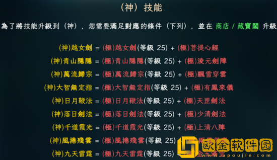 江湖幸存者神级技能怎么合成 神级技能合成汇总表