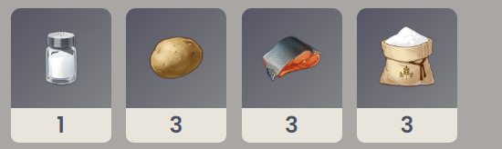 原神炸鱼薯条制作方法