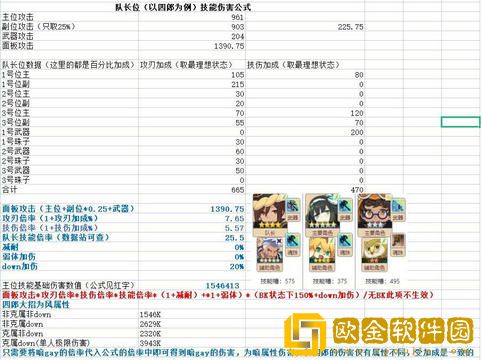 世界弹射物语伤害计算公式 世界弹射物语伤害计算器使用说明