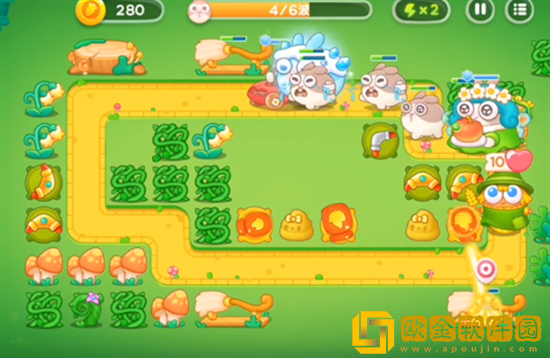 保卫萝卜4绿野奇缘第24关怎么过