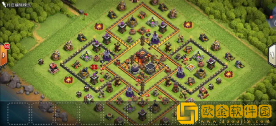 部落冲突10本最强布阵可复制链接