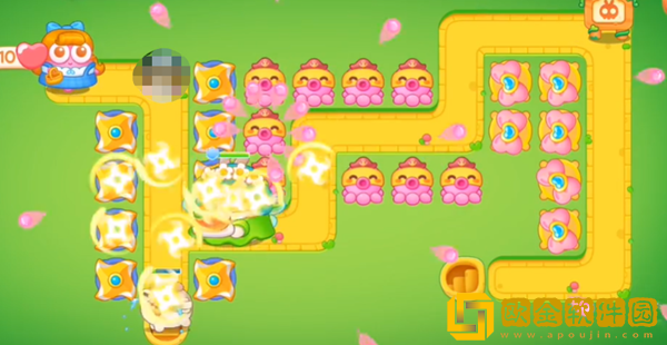 保卫萝卜4绿野奇缘第43关怎么过