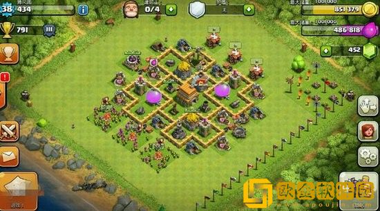 部落冲突6本神阵图怎么布局 2022年六本神阵最强无解图片