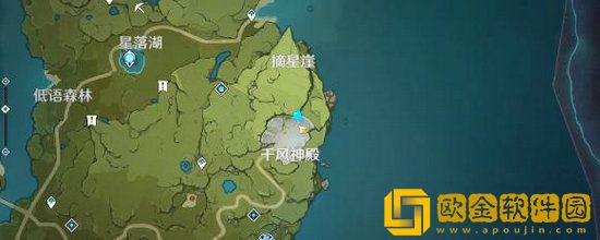 原神蒙德地理志观景点在哪里