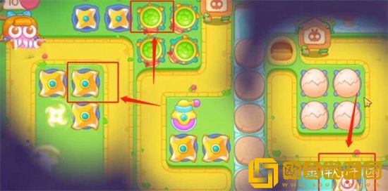 保卫萝卜4绿野奇缘第55关怎么过