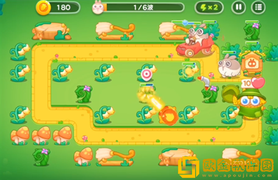 保卫萝卜4绿野奇缘第24关怎么过