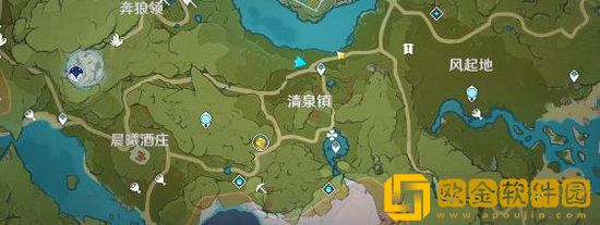 原神蒙德地理志观景点在哪里