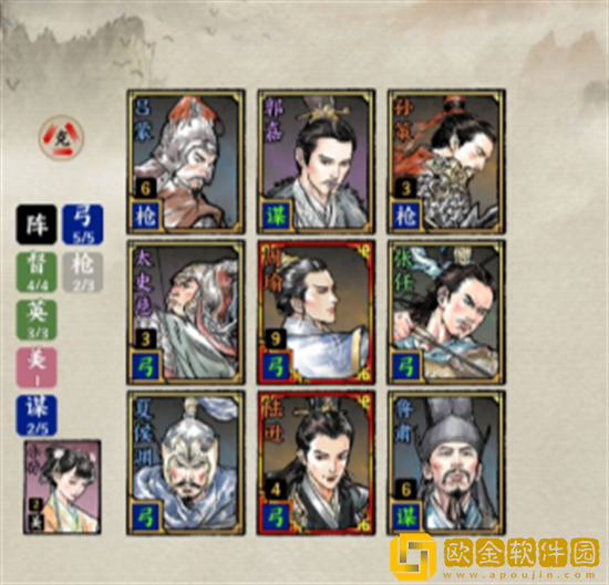 名将之弈四大嘟督怎么配队