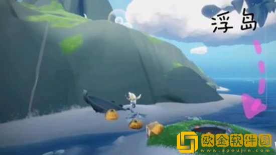 光遇圣岛被*染的喷泉在哪