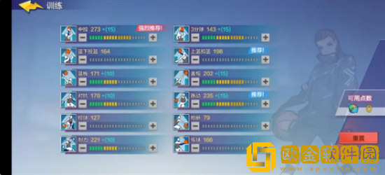 热血街篮小前锋怎么加点