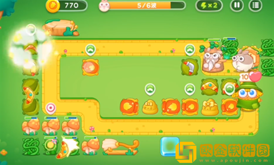 保卫萝卜4绿野奇缘第24关怎么过