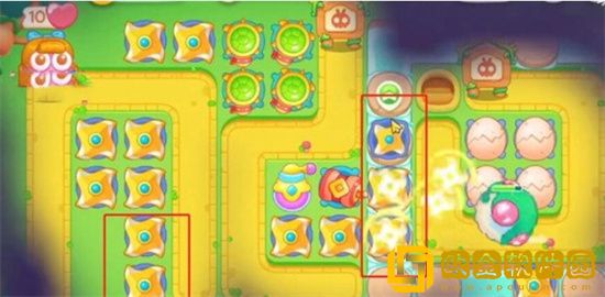 保卫萝卜4绿野奇缘第55关怎么过