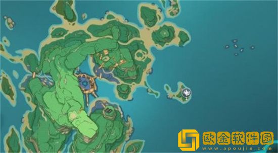 原神甘金岛浪船锚点怎么开