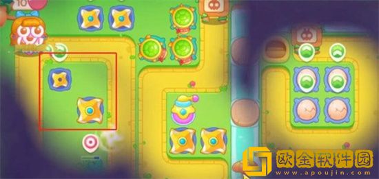 保卫萝卜4绿野奇缘第55关怎么过