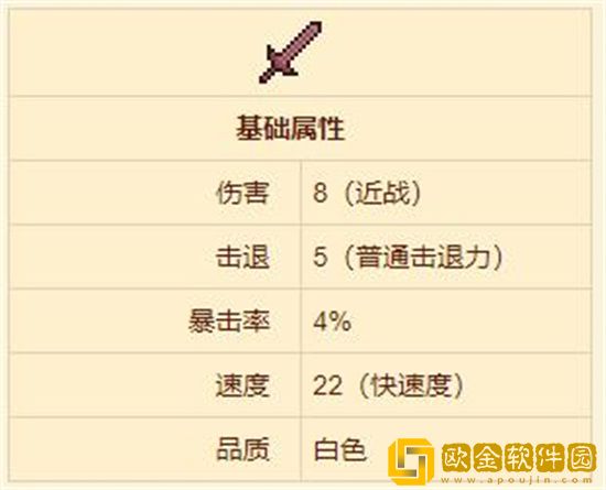 泰拉瑞亚红木剑怎么样