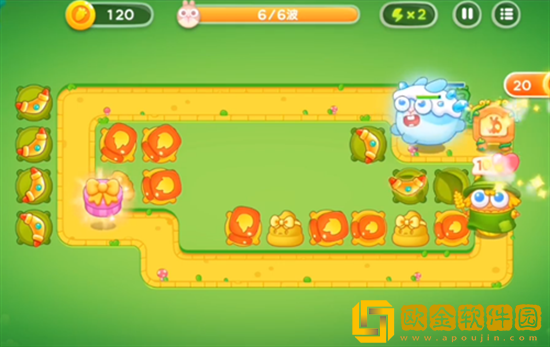 保卫萝卜4绿野奇缘第24关怎么过