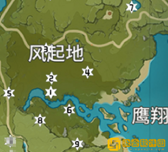 原神风神瞳位置在哪里