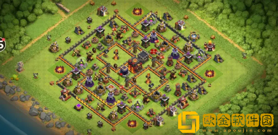 部落冲突10本最强布阵可复制链接