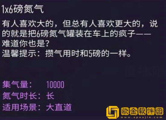 王*竞速氮气配置怎么选